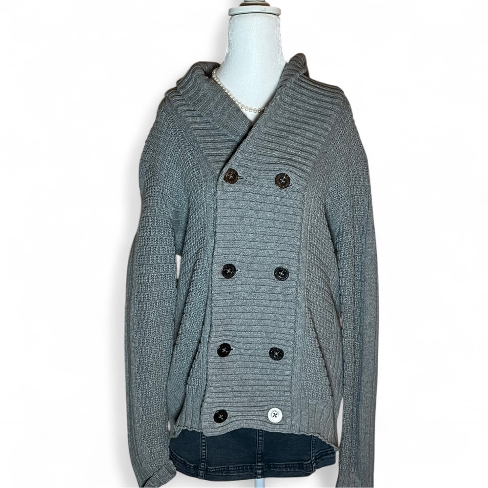 Guess Heather Gray Knit Sweater